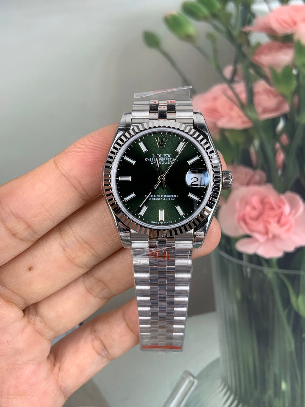 Rolex Datejust 31mm Women's – Mint Green Dial –  Automatic Watch