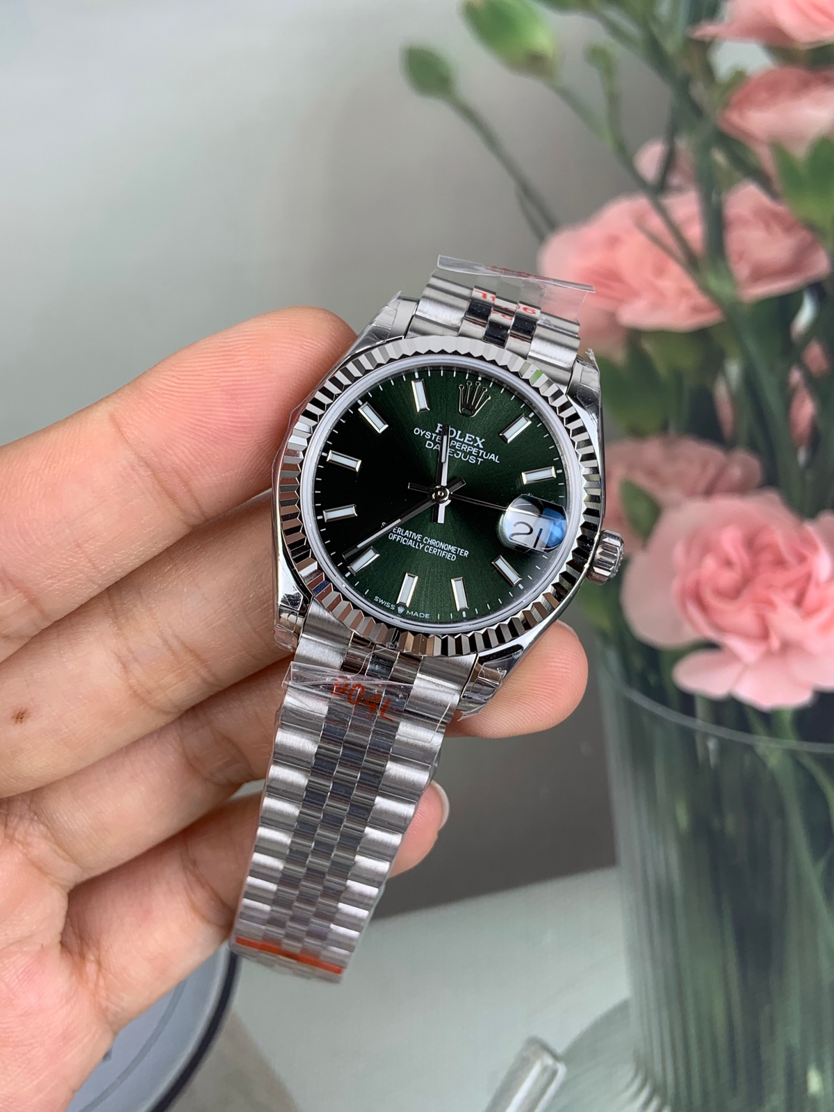 Rolex Datejust 31mm Women's – Mint Green Dial –  Automatic Watch