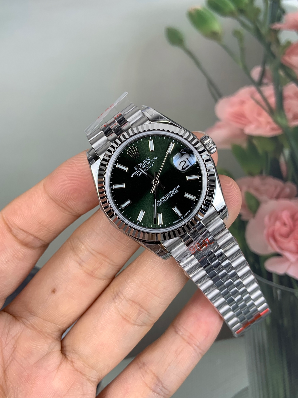 Rolex Datejust 31mm Women's – Mint Green Dial –  Automatic Watch