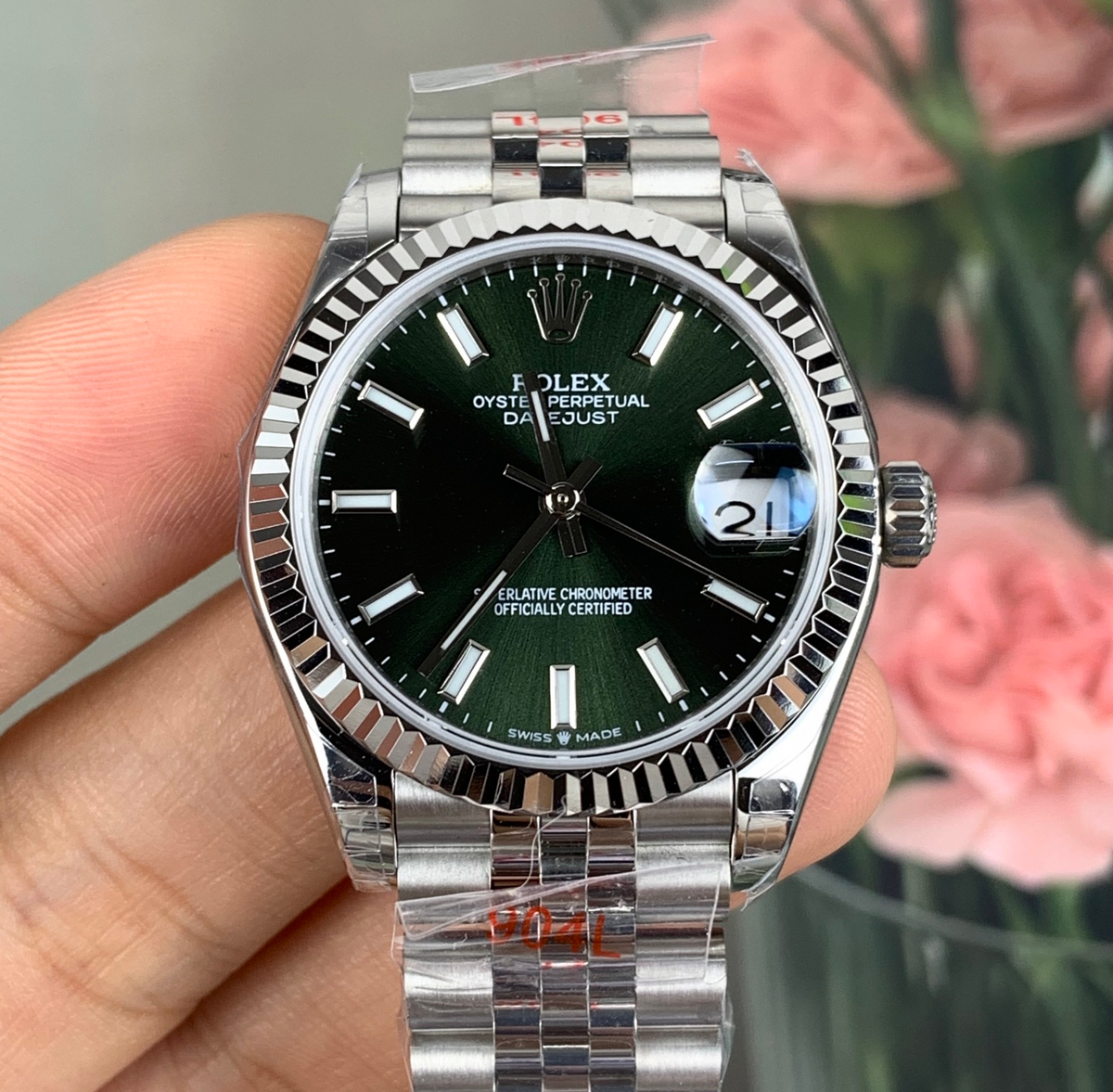 Rolex Datejust 31mm Women's – Mint Green Dial –  Automatic Watch