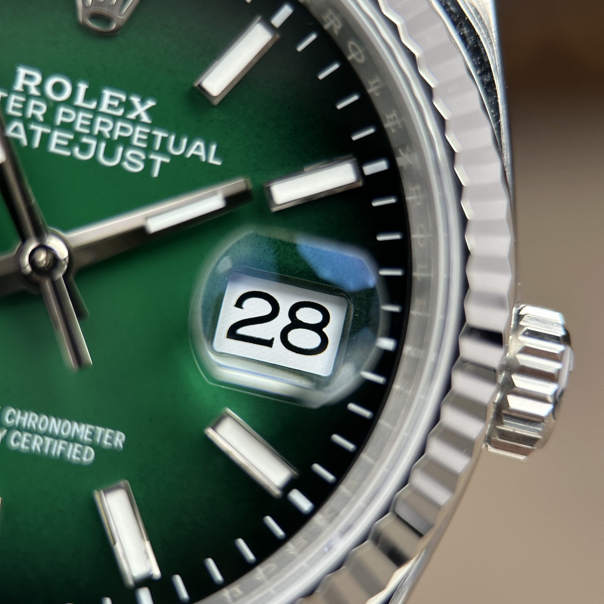 Rolex Datejust 41mm – Green Ombre Dial – VS Factory Stainless Steel Automatic Watch