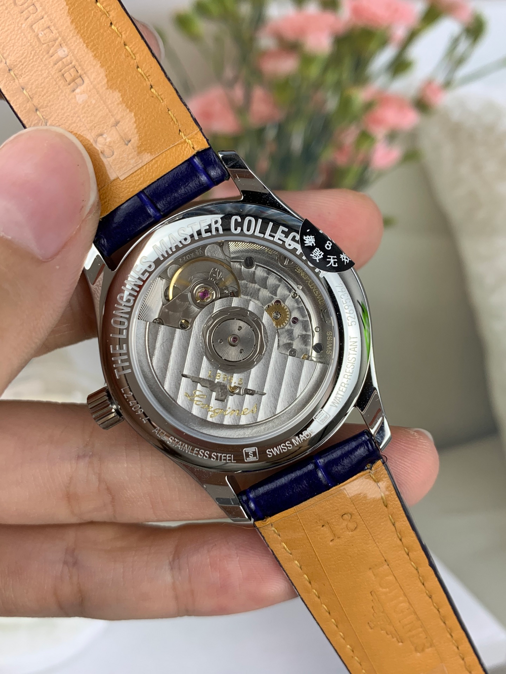 Longines Master Collection Moonphase 40mm – Blue Dial – Diamond Hour Markers – Swiss Automatic Watch