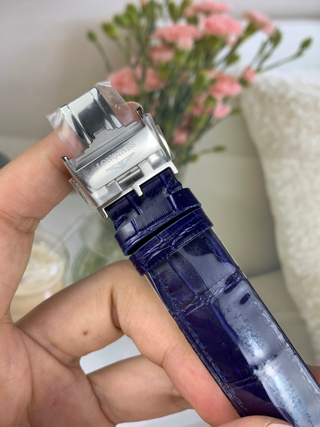 Longines Master Collection Moonphase 40mm – Blue Dial – Diamond Hour Markers – Swiss Automatic Watch