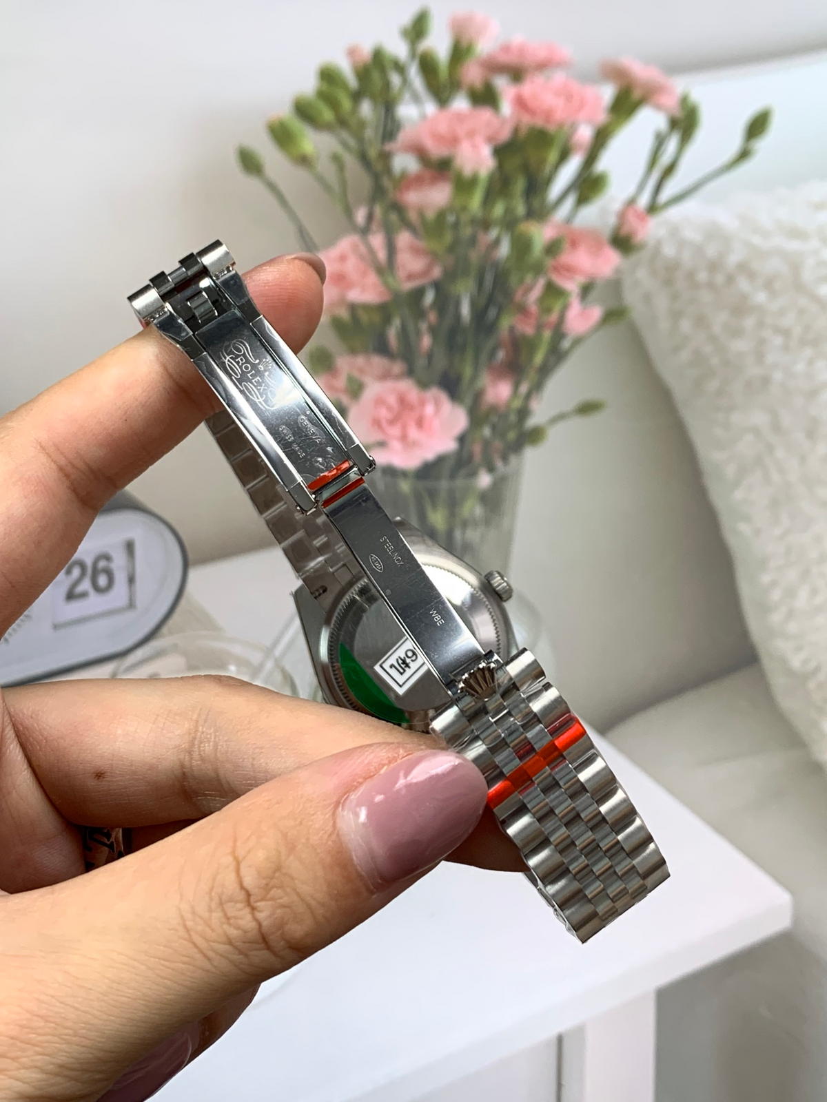 Rolex Datejust 31mm Women's  – Pink Dial – Diamond Markers