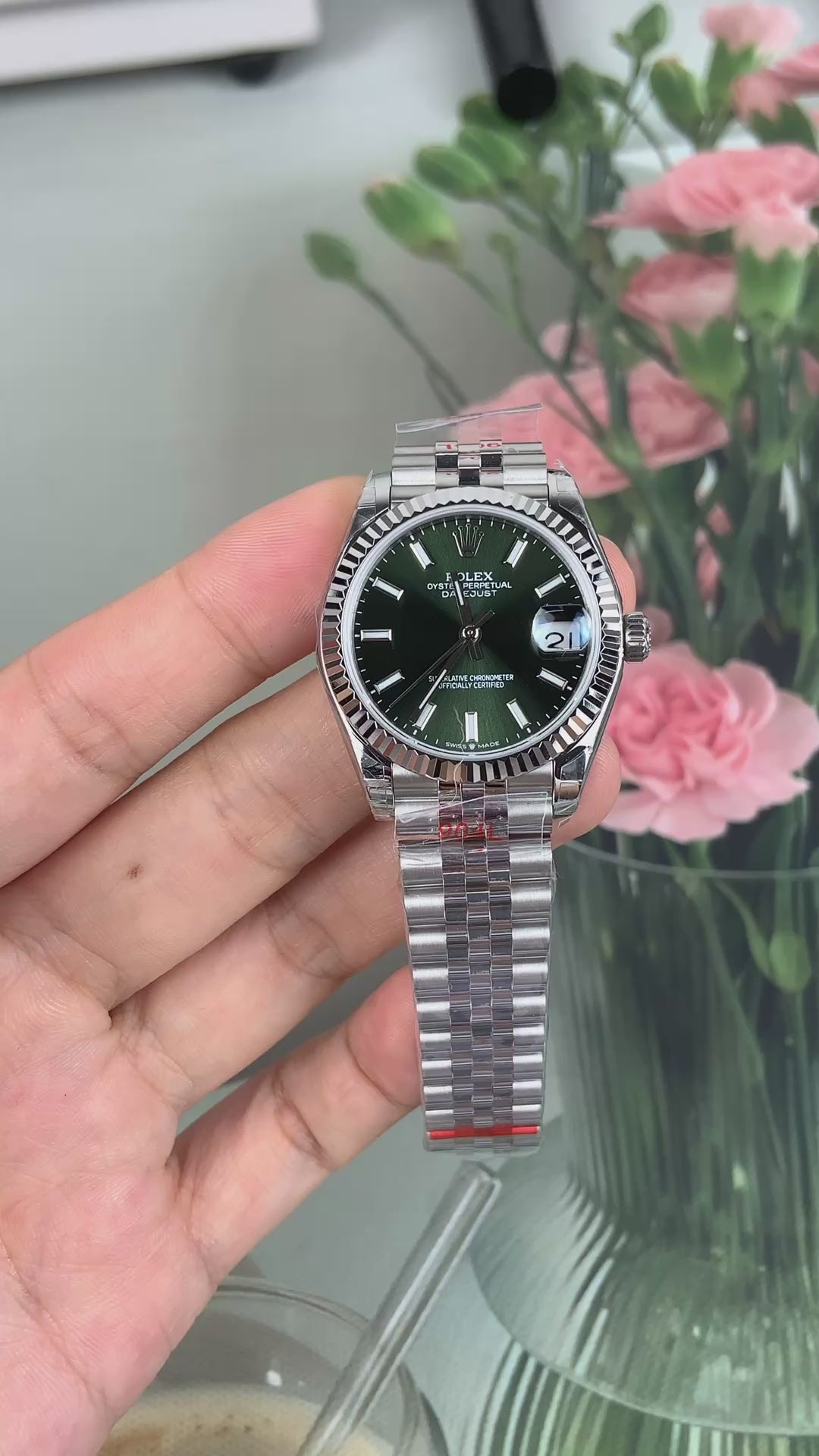 Rolex Datejust 31mm Women's – Mint Green Dial –  Automatic Watch